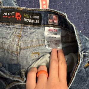 Ariat men’s FR Blue Straight Leg Jeans